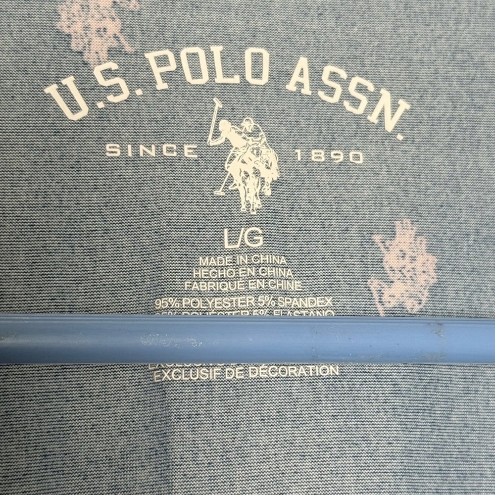 U.S.Polo Assn 2 Pc Summer Pajama Set Womens Sz L - Picture 4 of 8